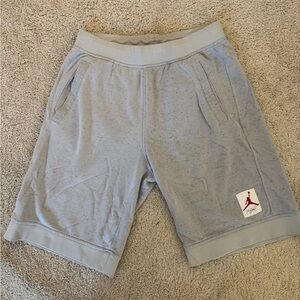 Jordan Gray Shorts with Red Logo